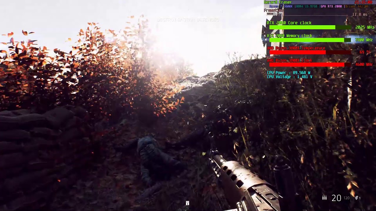 AMD Ryzen 3800X 4600Mhz RTX 2080 Ultra