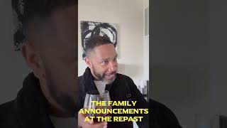 The Family Announcements At the Repast with Lonnie Bee