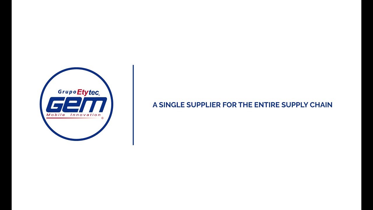 Gemetytec: A SINGLE SUPPLIER FOR THE ENTIRE SUPPLY CHAIN