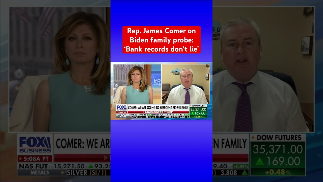 Rep. Comer loses count of how many lies Biden has told over family business dealings #shorts