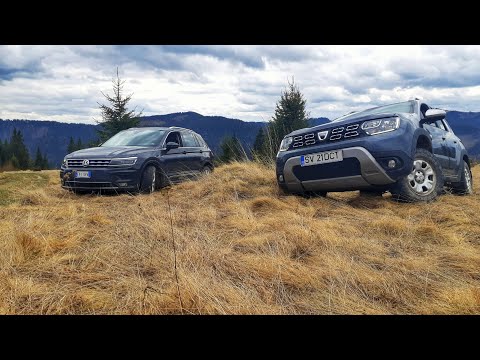 Volkswagen Tiguan 2019 v Dacia Duster 2018 Offroad