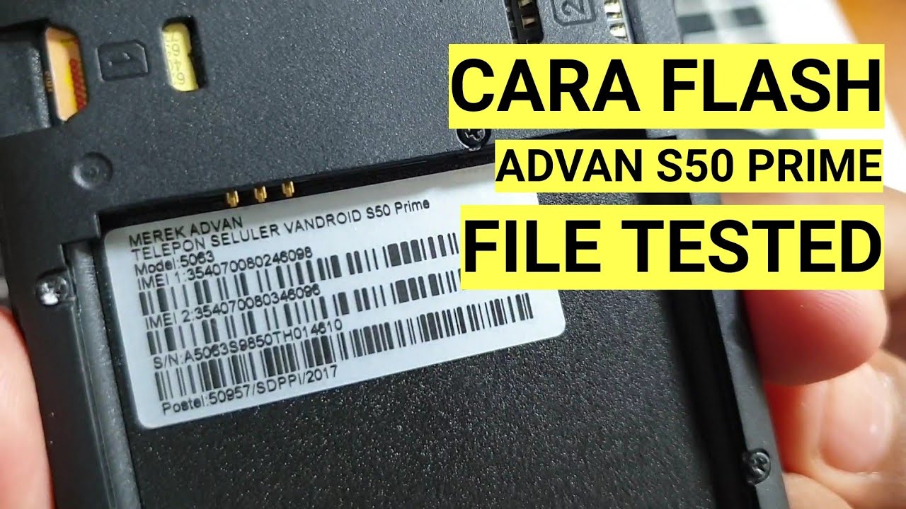 Cara Flash Advan S50 Prime 5063 File Tested Gratis Tanpa Dongle