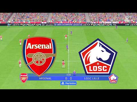 Video Arsenal vs Lille - UCL Champions League 2026 - PS5™ Full Match All Goals Gameplay
