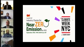 Webinar on Launching Industry led Near Zero Emissions initiative