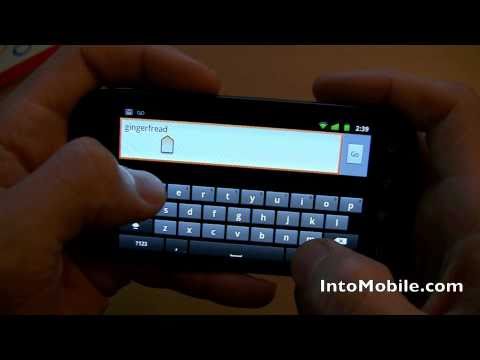 Android 2.3 Gingerbread OS walkthrough and software demo