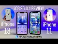 iOS 26.0.1 Finally Great News for iPhone 11 & iPhone 13 Full Review