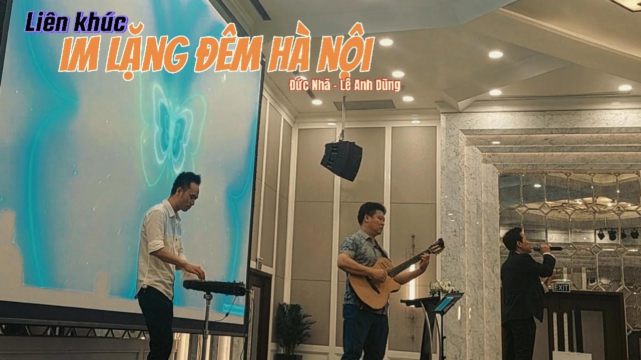🔴LIVE - Im lặng đêm Hà Nội - Em ơi Hà Nội phố....|| Giọng ca đẳng cấp Lê Anh Dũng || Đức Nhã Guitar