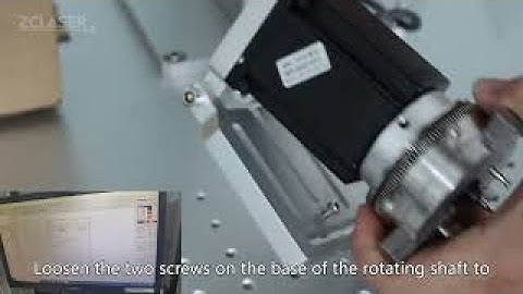 How to mark Inside of Ring With Rotary and ZCLASER Fiber Laser Marking Machine