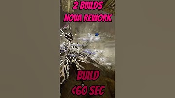 2 BUILDS NOVA REWORK in 60 SEC! #warframe