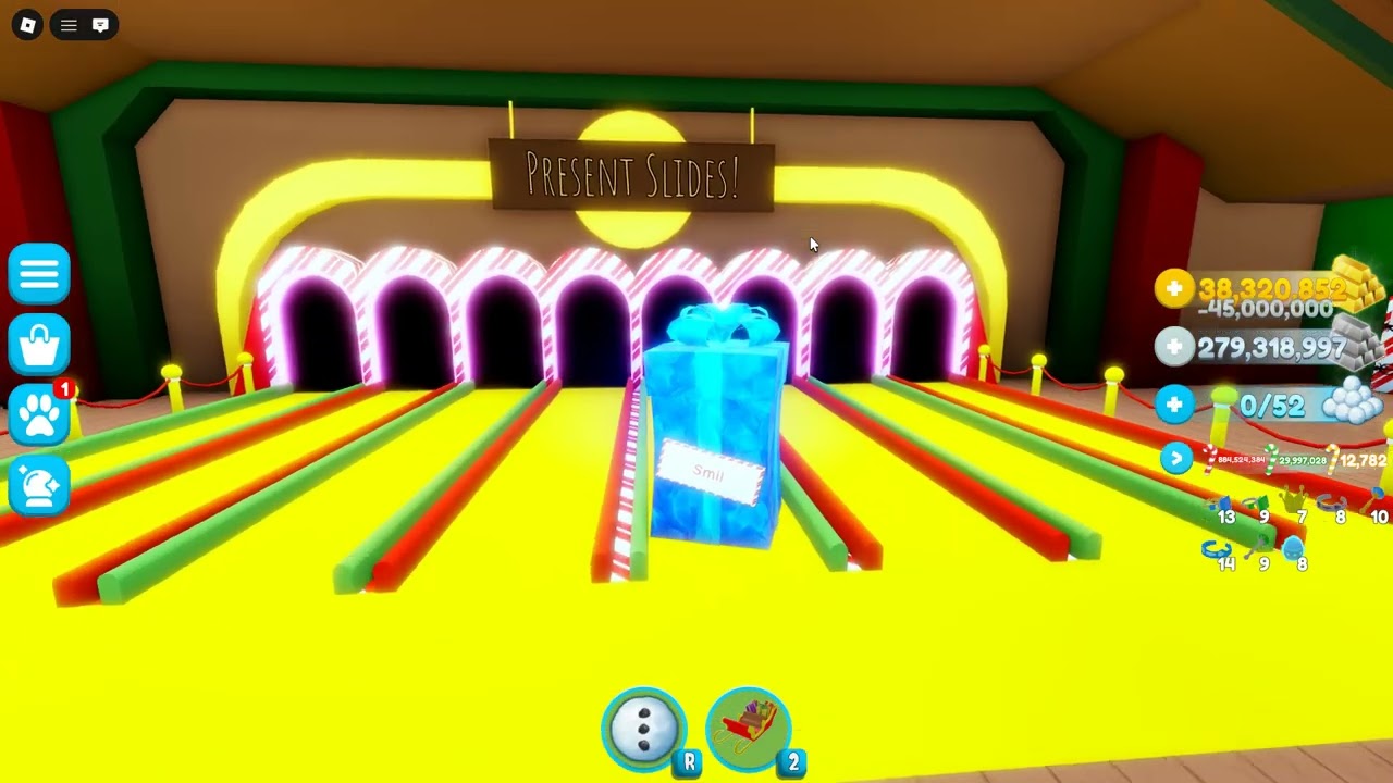 Snowman simulator ll Christmas game on roblox #roblox #christmas