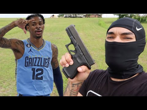 Shooting the JA MORANT GLOCK 🔫