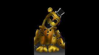 Drawing Golden Freddy - Five nights at Freddy's #shorts #fnaf