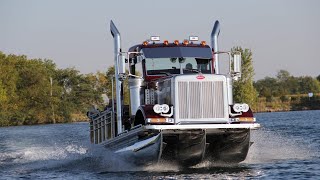 Time to go boating, Peterbilt style