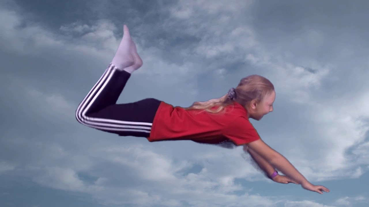 Flying Girls Green Screen Test YouTube