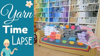 Yarnscaping ☀️ Spend a Day in The Secret Yarnery ? Full Day Timelapse ⏱️