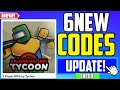 *SECRET UPDATE!* | 2 player military tycoon CODES 2025 (ROBLOX 2 player military tycoon)Part 1923