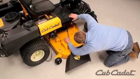 How to Change the Deck Belt on a Cub Cadet Zero Turn Riding Lawn Mower  Using Model 17AI5BHB010