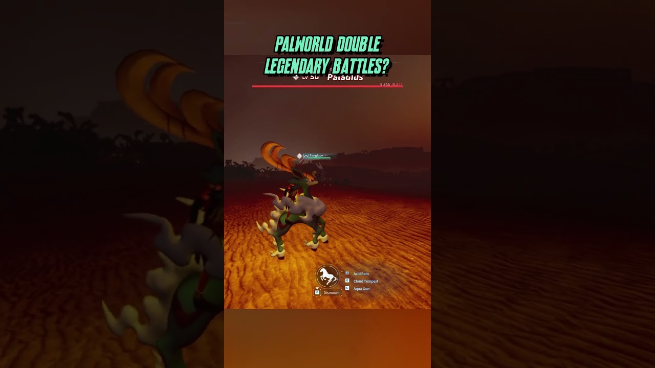 Palworld Double Battle LEGENDARY Fight?! 