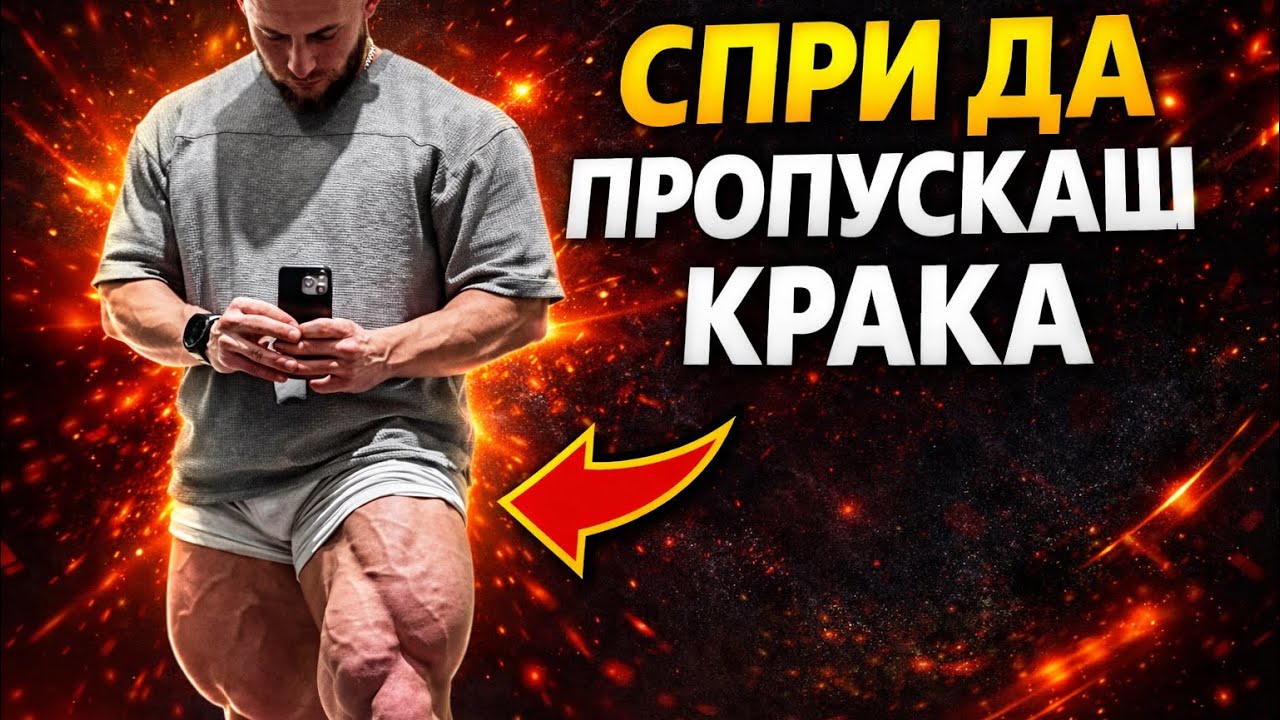 НЕ ТРЕНИРАШ ПОЛОВИНАТА СИ ТЯЛО…! 