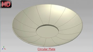 Circular Plate (Video Tutorial) Autodesk Inventor
