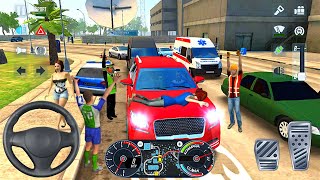 TAXI SIM 2020 미친 SUV UBER 운전 사고🚙👮 - BEST 2021 자동차 시뮬레이터 게임 Android/IOS 게임 플레이 screenshot 2