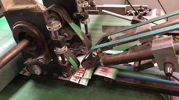 Folding gluing machine