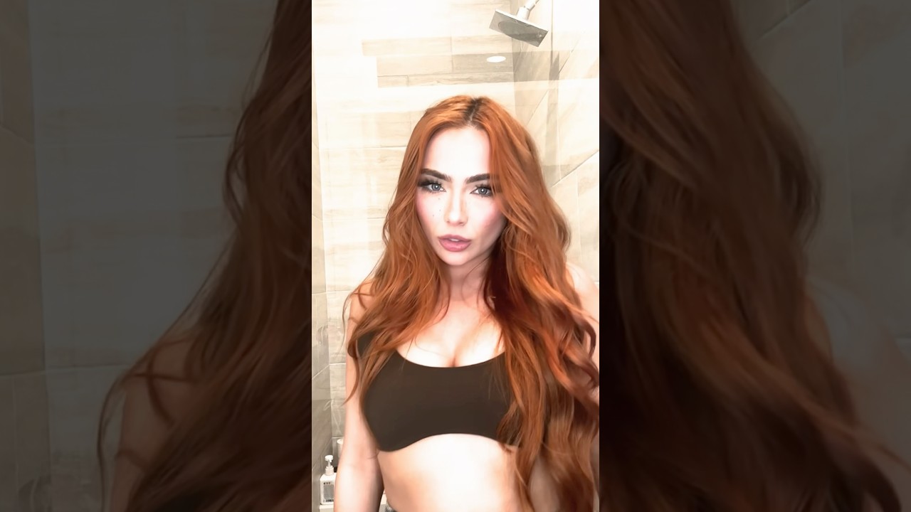 Dancing in the bathroom at midnight be like 🙂‍↕️🧡 #redhead #trend #dancing