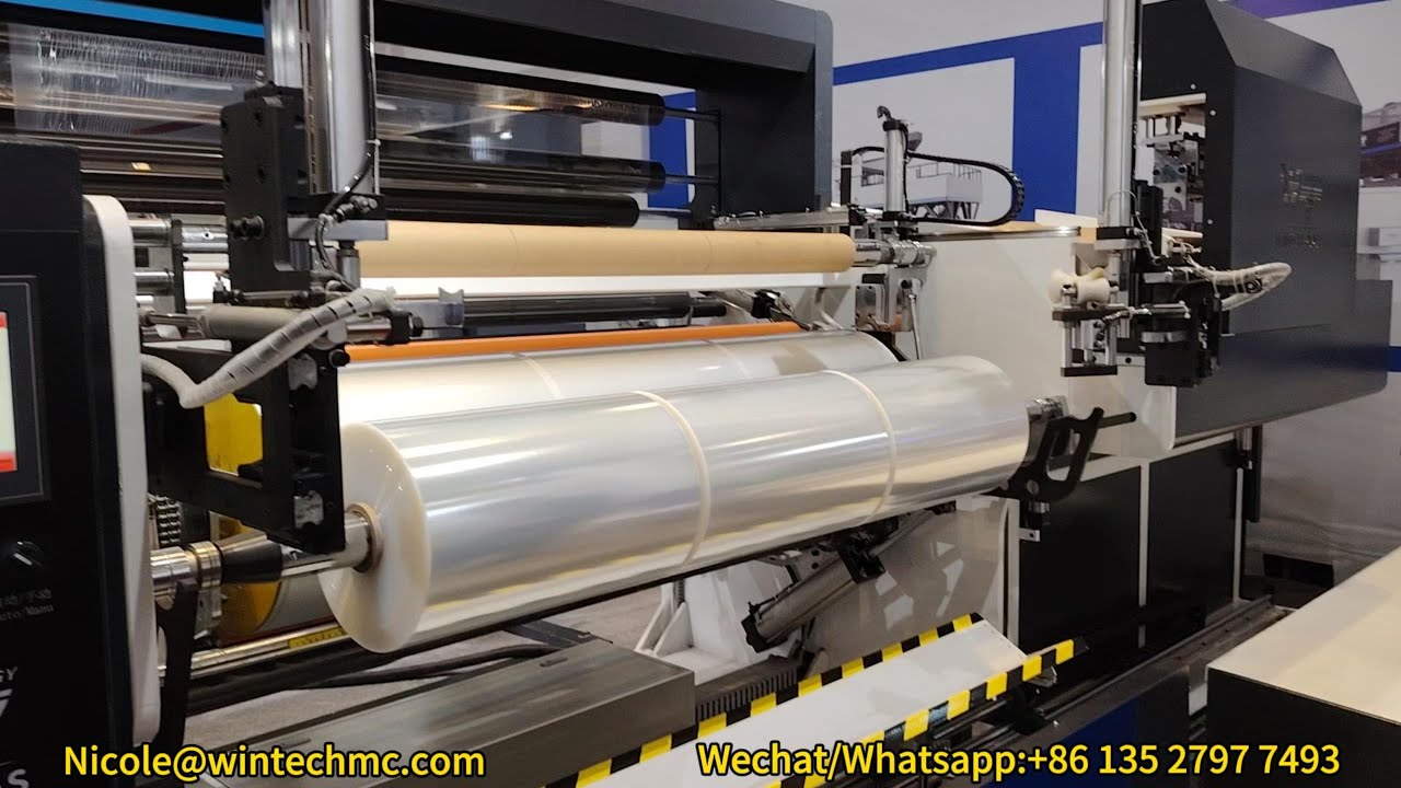 Efficient High Tensile Strength Industrial Pack 50KG Jumbo Roll PE Stretch Film Production Line