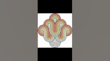 Geomertic Pattern Colouring #asmr #asmr video #asmr coloring  #shorts #shortsfeed