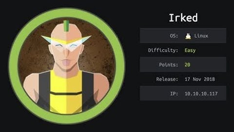 Hack The Box: Irked w/o Metasploit