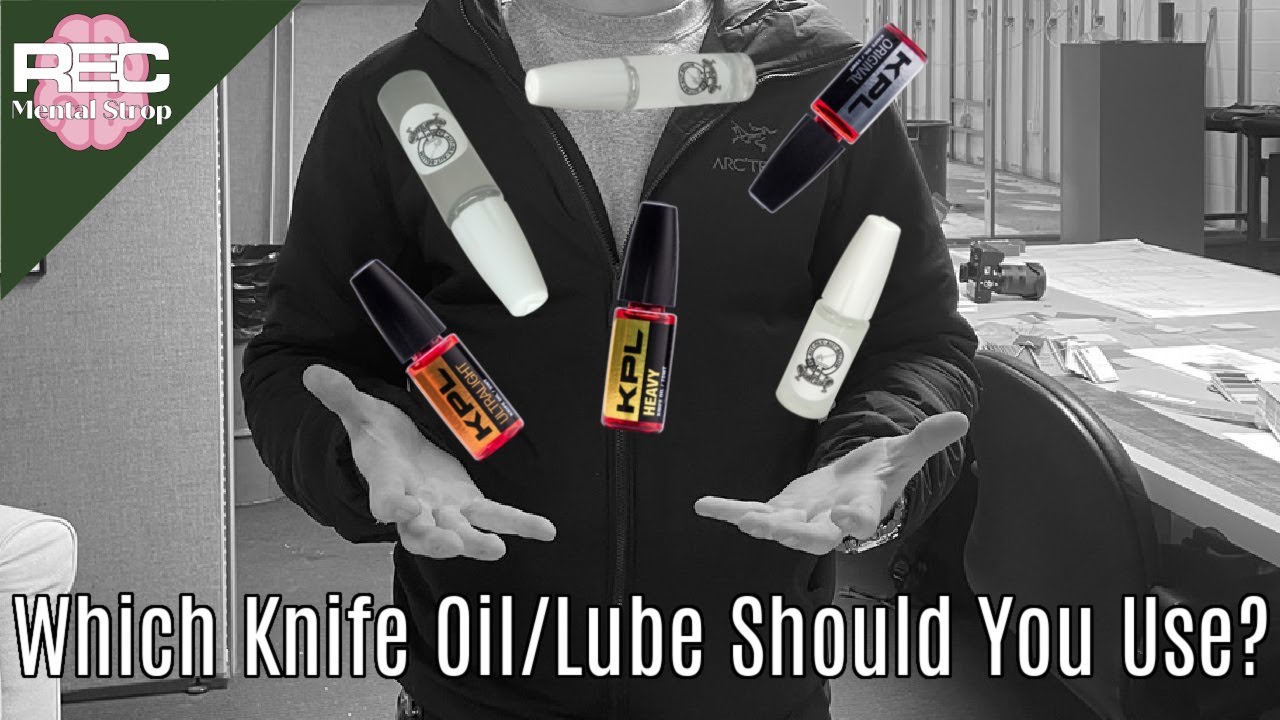 Pocketknife Lubrication (Nano-Oil, Froglube, 3-in-1, Tuf-Glide