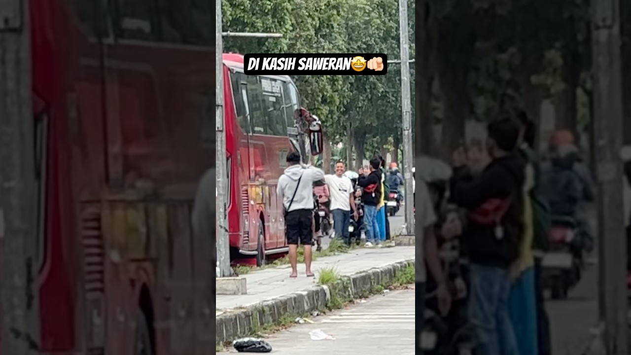 Telolet di kasih saweran #telolet #basuri