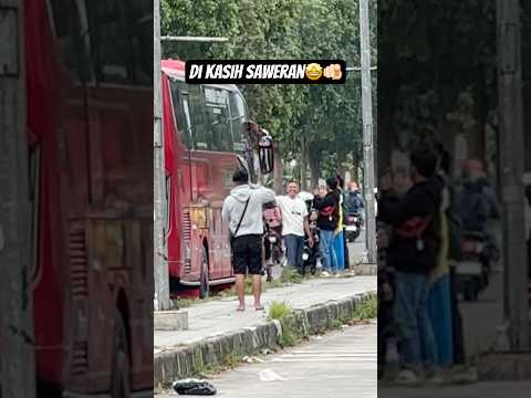 Telolet di kasih saweran #telolet #basuri