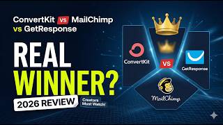 ConvertKit vs MailChimp vs GetResponse – Full 2026 Comparison for Digital Creators
