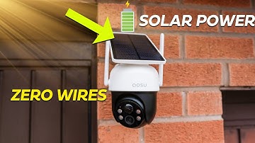 Aosu Security Camera - Totally Wireless and Solar Powered!