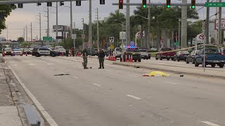Police investigate pedestrian killed after being struck by 2 vehicles in Oakland Park