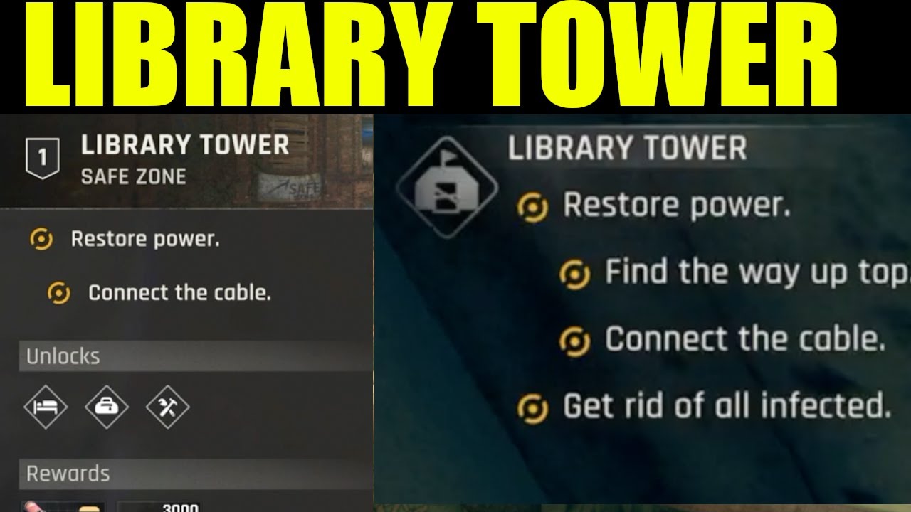 Dying Light: The Beast — прохождение библиотечной башни | Восстановить электропитание | Найти пут...