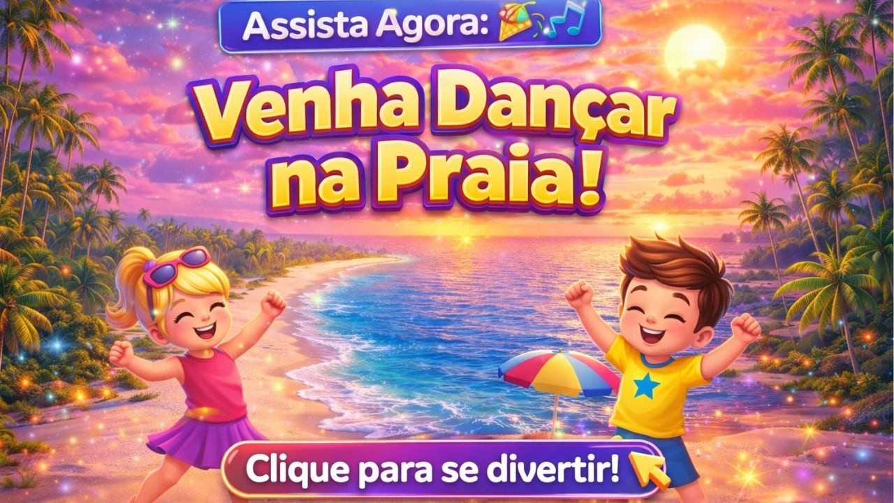 🌊✨Aventura na Praia – Música Animada | Reino Brilhar Kids & Teen