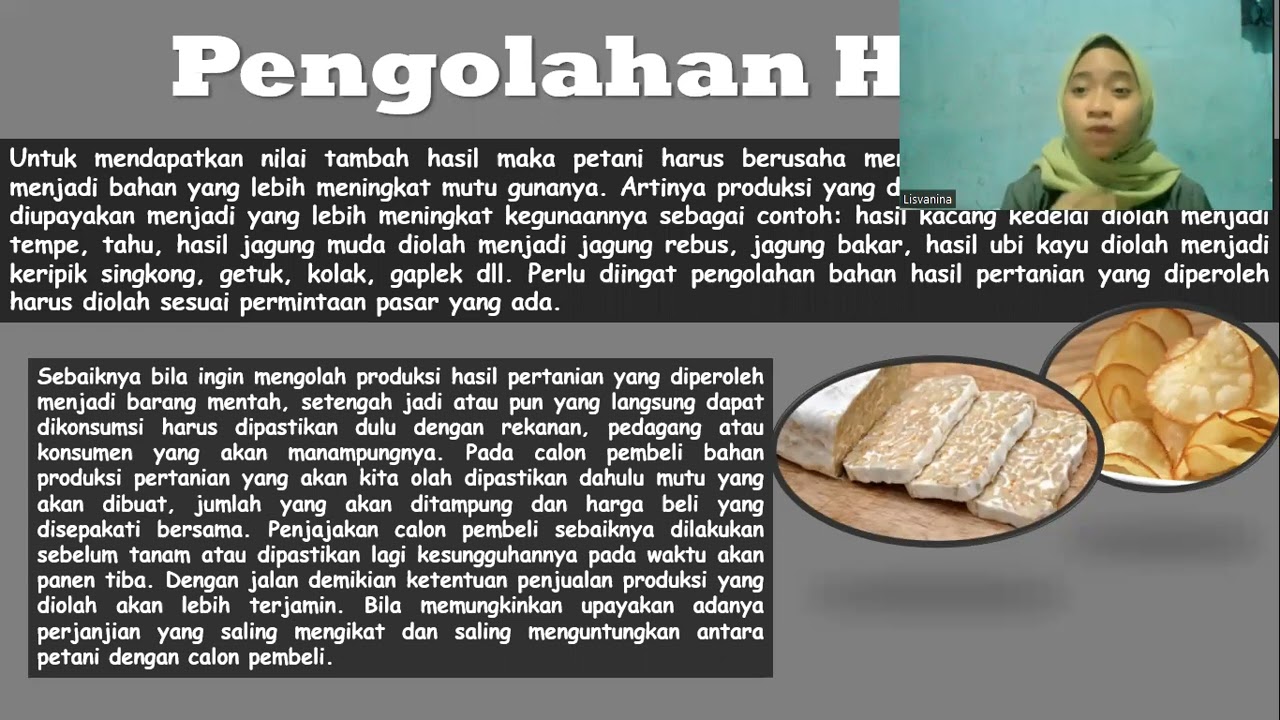 CARA MEMASARKAN HASIL PERTANIAN 