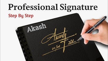 Create a Stylish Signature for "Akash" | Step-by-Step Signature Design Tutorial