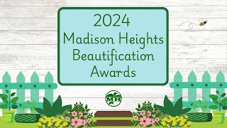 2024 Summer Beautification Awards Presentation