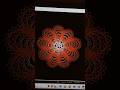Glowing flower design by using Python #shorts#coding#youtubeshorts #python #programming #viralvideo