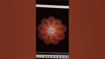 Glowing flower design by using Python #shorts#coding#youtubeshorts #python #programming #viralvideo