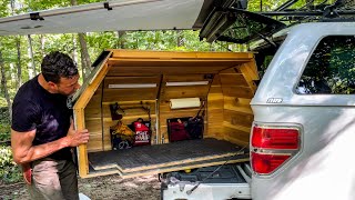 My DIY Slide Out / Modular Pickup Truck 2 Foot Camper Extension for Short Bed Pickups