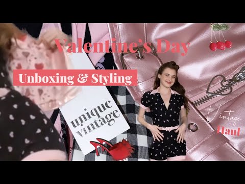 Unbox x Style 5 Incredible Pieces From Unique Vintage's Valentine's Collection!! Retro Maximalist