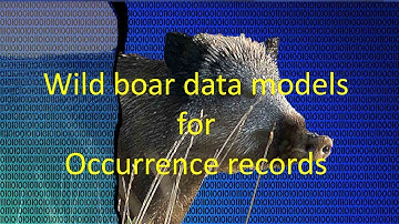 Wild Boar Data Model for Occurrence Records