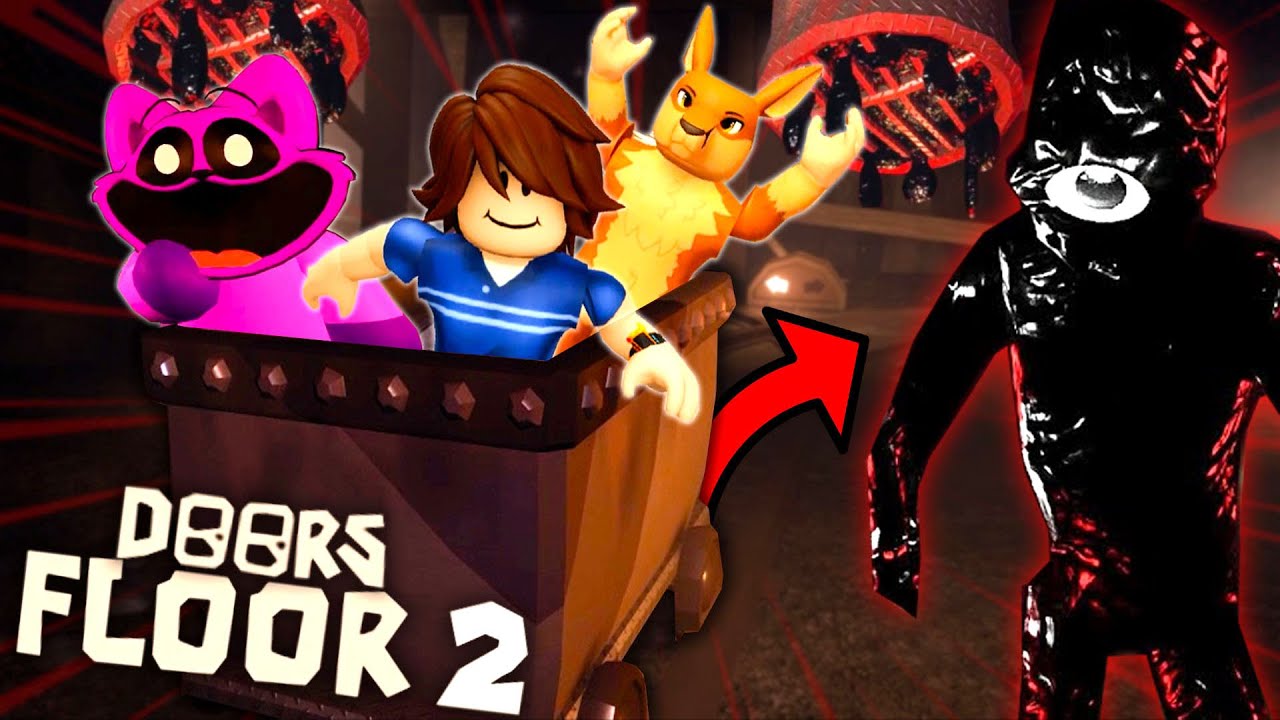 UCIEKAMY WAGONIKIEM OD BOSSA! W DOORS FLOOR 2 w ROBLOX