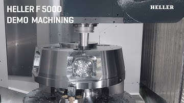 Impressive 🔥5-AXIS MACHINING DEMO🔥 on HELLER F 5000