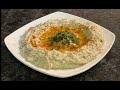 Crema de Berenjenas Arabe (Baba Ghanoush)