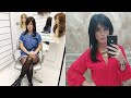 Parrucca castana lunghezza media per Chemio e Alopecia